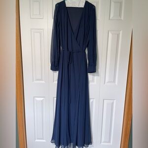 Lulus wrap maxi dress